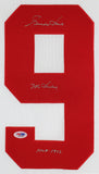 Red Wings Gordie Howe "Mr. Hockey, HOF" Signed White Adidas Size 54 Jersey PSA