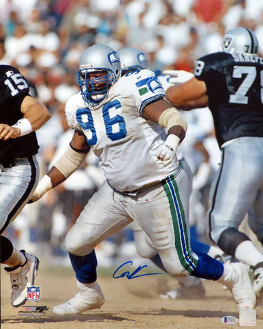 CORTEZ KENNEDY AUTOGRAPHED SIGNED 16X20 PHOTO SEATTLE SEAHAWKS BECKETT 110986