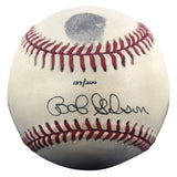 Cardinals Bob Gibson Signed Thumbprint Baseball LE #'d/200 w/ Display Case BAS