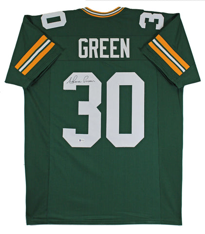 Ahman Green Authentic Signed Green Pro Style Jersey Autographed BAS Witnessed