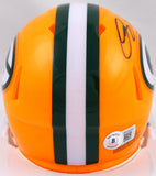 Quay Walker Autographed Green Bay Packers Speed Mini Helmet-Beckett W Hologram