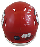 Chiefs Willie Roaf "HOF 12" Authentic Signed Speed Mini Helmet BAS Witnessed
