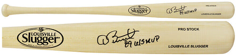 Dave Stewart Signed Louisville Slugger Blonde Baseball Bat w/89 WS MVP -(SS COA)
