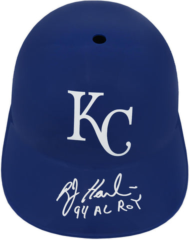 Bob Hamelin Signed Royals Replica Souvenir Batting Helmet w/94 AL ROY - (SS COA)