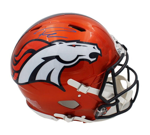 Russell Wilson Signed Denver Broncos Speed Authentic Flash Helmet