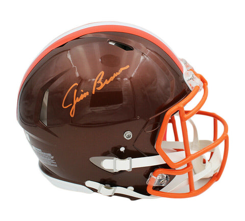 Jim Brown Signed Cleveland Browns Speed Authentic Flash NFL Helmet