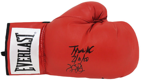 James Buster Douglas Signed Everlast Red Boxing Glove w/Tyson KO 2-11-90 -SS COA