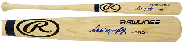 Dale Murphy Signed Rawlings Pro Blonde Blue Ring Baseball Bat - (SCHWARTZ COA)