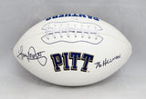 Tony Dorsett Autographed Pittsburgh Panthers Logo Football W/ Heisman-JSA W Auth