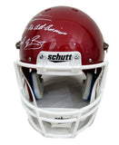 Brian Bosworth Oklahoma Full Size Signed Schutt Helmet Inscribed JSA 131510
