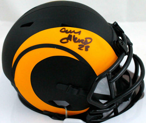 Cam Akers Autographed Los Angeles Rams Eclipse Speed Mini Helmet-Beckett W Holo