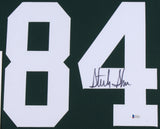 Sterling Sharpe Signed Green Bay Packers 31x35 Custom Framed Jersey /Beckett COA
