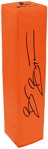 Brian Bosworth Signed BSN Orange Endzone Football Pylon - (SCHWARTZ SPORTS COA)
