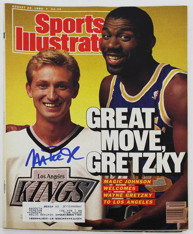 Lakers Magic Johnson Signed 1988 Sports Illustrated Magazine BAS #MJ07992