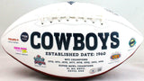 Emmitt Smith Autographed Dallas Cowboys Logo Football- Beckett W Hologram *Black