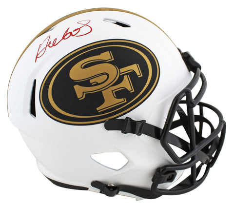 49ers Deebo Samuel Authentic Signed Lunar Full Size Speed Rep Helmet JSA Witness