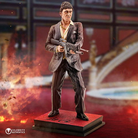 Al Pacino Autographed Scarface Tony Montana My Little Friend 1/6 Scale Statue