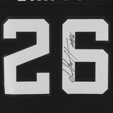 Framed Shaquill Griffin Jacksonville Jaguars Autographed #26 Black Nike Jersey
