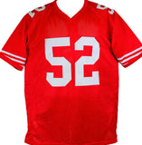 Patrick Willis Autographed Red Pro Style Jersey- Beckett W Hologram *Black