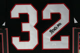 BUDDA BAKER (Cardinals black SKYLINE) Signed Autographed Framed Jersey JSA