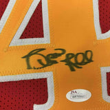 FRAMED Autographed/Signed SPUD WEBB 33x42 Atlanta Red Jersey JSA COA Auto