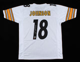 Diontae Johnson Signed Steelers Jersey (Beckett COA) Pittsburgh Wide Receiver