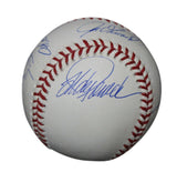 2009 New York Yankees Team Signed World Series Baseball 9 Sigs Steiner 33948