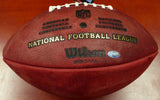 WARREN MOON AUTOGRAPHED NFL LEATHER FOOTBALL SEAHAWKS "HOF 06" MCS HOLO 112494