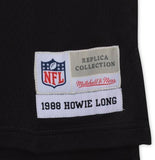 Frmd Howie Long Las Vegas Raiders Signed M&N Black Replica Jersey & HOF 00 Insc