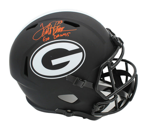 Terrell Davis Signed Georgia Bulldogs Speed Full Size Eclipse Helmet Inscription