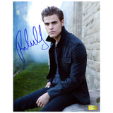Paul Wesley Autographed The Vampire Diaries Stefan Salvatore On Set 8x10 Photo