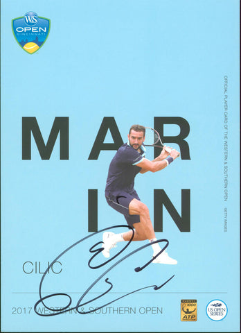 Marin Cilic Authentic Signed 5x7 Promotional Photo Autographed BAS #BG83231