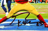 George Kittle Autographed SF 49ers 8x10 Celebrating Photo- Beckett W Holo *Black
