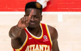 Dikembe Mutombo Signed Atlanta Hawks NBA Champion Practice Jersey (Beckett COA)