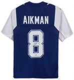 FRMD Troy Aikman Dallas Cowboys Signed Blue Alternate Mitchell & Ness Jersey