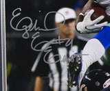 Ezekiel Elliott Signed Framed Dallas Cowboys 16x20 Hurdle Photo BAS