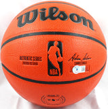Larry Bird Autographed Official NBA Wilson Basketball-Beckett W Hologram *Silver