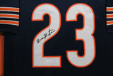 DEVIN HESTER (Bears navy TOWER) Signed Autographed Framed Jersey JSA