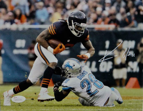 Kevin White Autographed Chicago Bears 8x10 Against Lions Photo- JSA W Auth *Whit