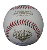 2009 New York Yankees Team Signed World Series Baseball 9 Sigs Steiner 33942