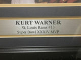 FRAMED Autographed/Signed KURT WARNER St Louis Rams 16x20 Football Photo JSA COA