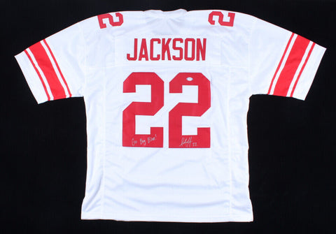 Adoree' Jackson Signed New York Giants Jersey Inscribed "Go Big Blue!" (PSA) D.B