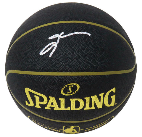 Allen Iverson (76ers) Signed Spalding Elevation Black NBA Basketball - SS COA