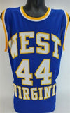 Jerry West Signed West Virginia Mountaineers Jersey (JSA COA) L.A. Lakers Legend