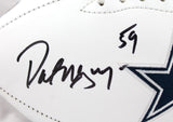 Dat Nguyen Autographed Dallas Cowboys Logo Football w/America's Team-Prova