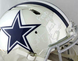 Ezekiel Elliott Signed Cowboys F/S Chrome Speed Authentic Helmet w/INSC- Beckett