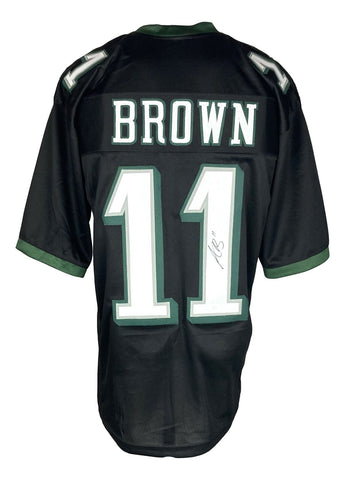 AJ Brown Signed Custom Black Pro-Style Football Jersey JSA ITP