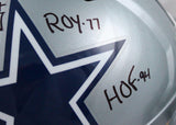 Tony Dorsett Signed Cowboys F/S Speed Authentic Helmet w/5 stats-Beckett W Holo