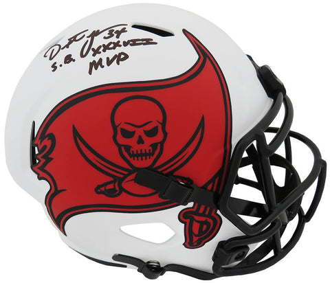 Dexter Jackson Signed Bucs Lunar Eclipse Riddell F/S Rep Helmet w/SB MVP -SS COA