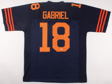 Taylor Gabriel Signed Bears Color Rush Jersey (Beckett COA)Chicago Wide Receiver
